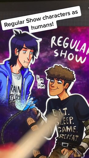 Regular Show Characters as Humans Drawings