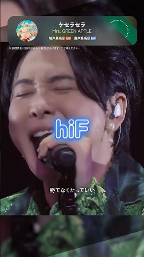 【音程】ケセラセラ / Mrs. GREEN APPLE《CEREMONY》｜#大森元貴 #ケセラセラ #音程