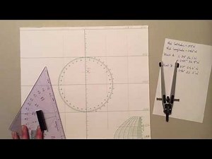 Video 3, Part 1, Plotting on a Universal Plotting Sheet