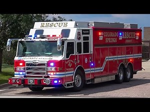 [WHAT A BEAST 😍🚨] COLORADO SPRINGS FIRE | Rescue 17 & Engine 17 responding | Day & Night!