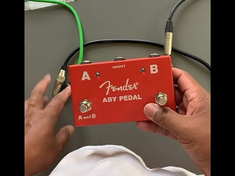 How to use an ABY splitter. Fender ABY pedal review/test drive. Royal Blood sound on a budget.