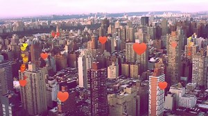 Heart Emoji Icons Flying Upwards Buildings Stock Footage Video (100% Royalty-free) 1024354451 | Shutterstock