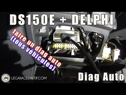 COMMENT FAIRE UN DIAG AUTO AVEC LA VALISE MULTI-MARQUES DS150E + DELPHI 2016.0 (CITROEN C3 1L4 HDI)?