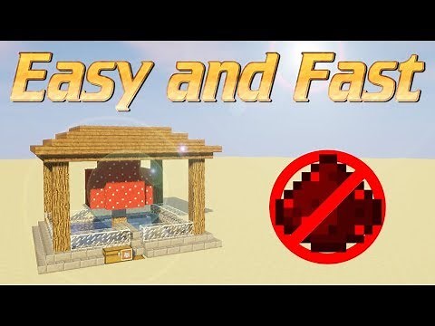 Minecraft: How to make a Mushroom Farm in Minecraft | Super Efficient Mushroom Farm - NO REDSTONE