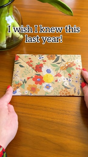 Jeff & Lauren on Instagram: "💌 How to make your own envelope big enough for a full sized card. For this envelope I used 25cmx25cm square piece of wrapping paper. #gifting #origami #paperart #craft #stationery #letters"