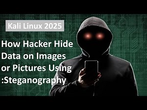 How to Hide Data on Image File Using Steganography in Kali Linux 2025 #ethicalhacking #cybersecurity