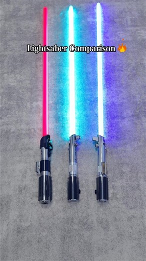 Lightsaber Cxsaber on Instagram: "Anakin lightsabers comparison: which one do you like best?#starwarsfan #lightsaber #darthvader #anakinskywalker #starwars #neopixel #cosplay #force #power"