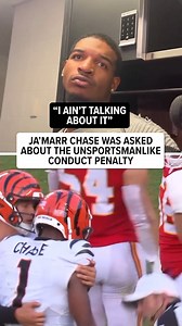 982K views · 3.4K reactions | Ja’Marr didn’t feel like discussing the unsportsmanlike conduct call from the 4th quarter. | Cincinnati Bengals on CBS Sports | Facebook