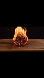 🪐 Chopping a Meteorite on a Wooden Board – Satisfying or Sinister? 🔪 A solid chunk of meteorite sits on a wooden chopping board — ancient, dense, and scarred from its violent descent through Earth’s atmosphere. As the knife presses down, sparks flicker, metal grinds, and the blade struggles against the cosmic iron. Each cut sends a deep clang through the board — like slicing through the core of a dead planet. Dust from another world scatters across the surface, shimmering with fragments of nic