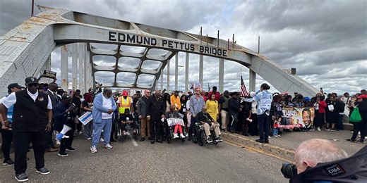 Hundreds cross Selma’s Edmund Pettus Bridge for Jubilee, but weekend violence raises concerns