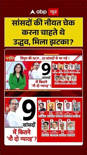 Shiv Sena UBT Split : सांसदों की नीयत चेक करना चाहते थे Uddhav, मिला झटका? | #ytshorts #viral #ubt