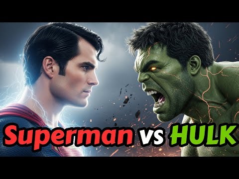 Superman Vs Hulk | Epic Superpower Battles
