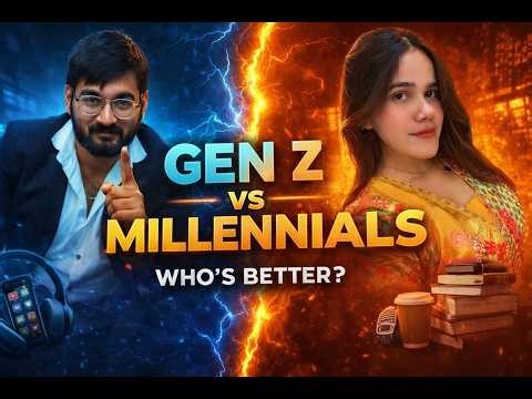 Gen Z vs Millennials 🔥 The Ultimate Generation Battle | The Raw Buddies