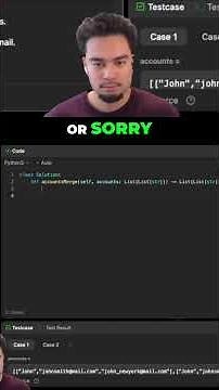 Merge Duplicate Accounts - Union Find Algorithm