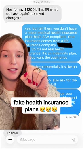 Most of the time, if your health insurance is from a life insurance company - it’s not real health insurance. #smallbusiness #medicalbills #healthinsurance #business #businessowner