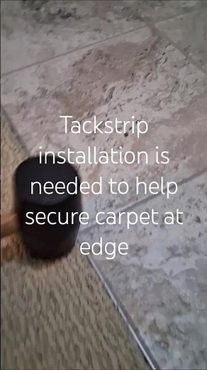 Home improvement, carpet to tile transition, making carpet safer to walk on