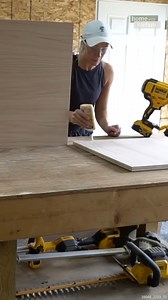 Building a Floating Vanity from Scratch #build #homeupgrade #floatingvanity | Home With Stefani