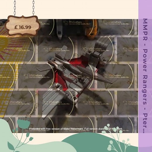 Unleash your inner hero with the MMPR Pterodactyl Zord! 練✨...