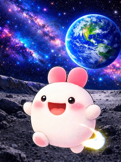 Super-cute baby fluppy rabbit dance bouncely🙂😊 #viral #tiktok #trending #music #music