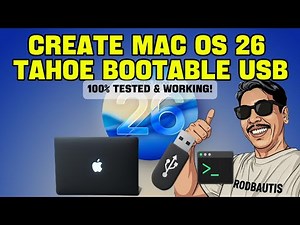How to Create macOS 26 Tahoe Bootable USB Using Your MacBook 💻 | 100% Working Tested Guide
