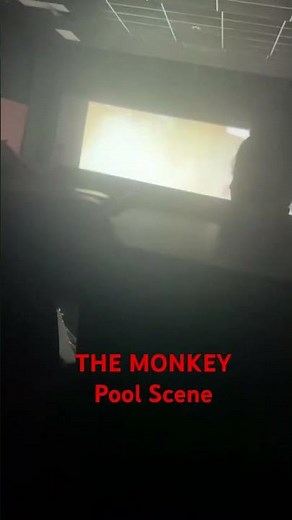 THE MONKEY pool scene warning gore#themonkey #trending #funny #amc #horror