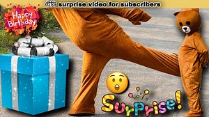 Mr Teddy Bear birthday special surprise video