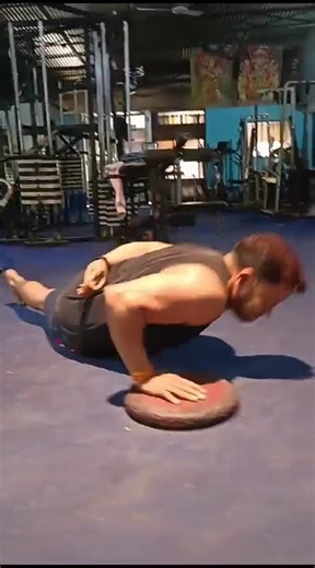 One hand push-up exercise Fitness