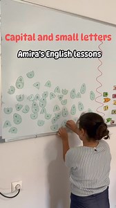 10K views · 270 reactions | Capital and small letters activity ❤️ | Amira’s English Lessons | Facebook
