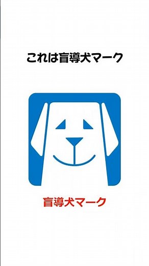 【盲導犬マーク】全ての子どもが楽しめる玩具のためのマーク#マーク雑学 #雑学 #豆知識 #豆知識シリーズ #トリビア #共遊玩具 #盲導犬マーク #子ども