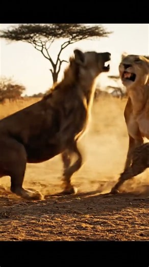 Lioness vs Hyenas: An Epic Battle for Survival in Nature.