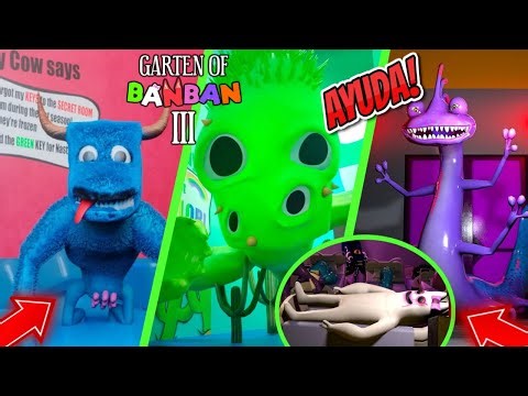 ¡DESBLOQUEAMOS a SNAPPY COW! NASTY NACK "NUEVOS PERSONAJES SECRETOS" de GARTEN OF BANBAN 3 | Maylea