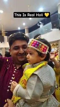 Family Holi Bhajan Sankirtan with Our Little Krishna | Pure Bhakti Moment #holi2026 #phoolonwaliholi