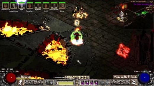 Helping with Rushes on Sorc!!Top Throw Barb Project Diablo 2 Hc->99