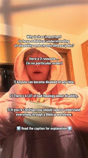 Why have a Biblical understanding of disability?