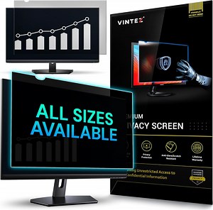 VINTEZ 24 Inch 16:10 Privacy Screen for Computer Monitor and Laptop - Anti Glare Protector Film Blue Light Filter Eye Protection - Computer Screen Privacy Shield - Walmart.com