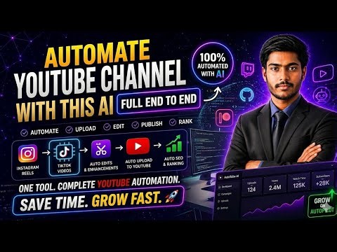 I Built an AI That Runs My YouTube 😱 (Auto Upload + Grow).|| Deep Code AI || #autotubeai