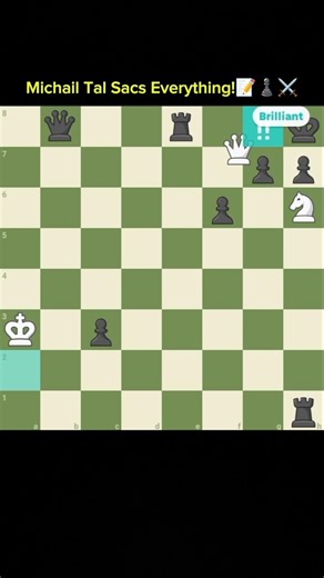 Michail Tal's three brilliant sacrifices♟️📝⚔️.