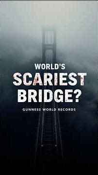 Scariest bridge ever built — and it's a world record #amazing #travel #china #travelchina
