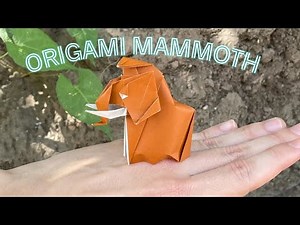 Origami Mammoth, tutorial