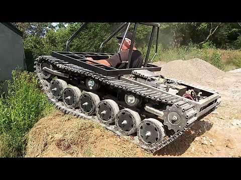 Tracked vehicle homemade