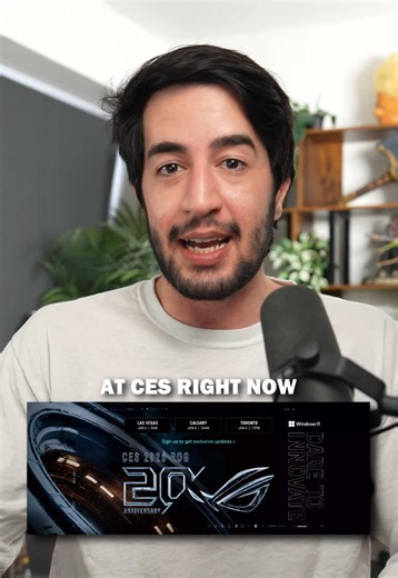 We just got a bunch of ROG hardware announcements #ROG #gaminglaptop #gamingpc #techtok #gamingontiktok