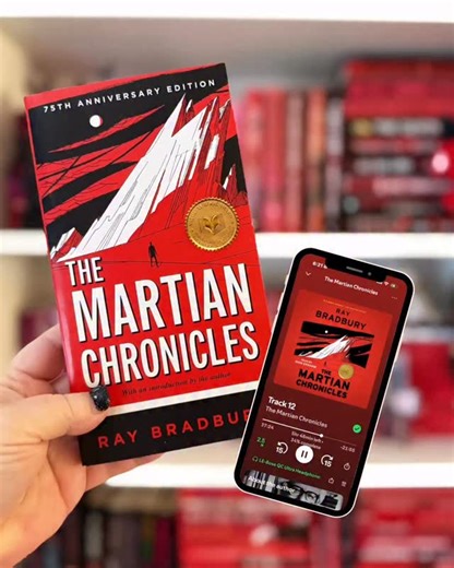 Kate Forsman on Instagram: "🎧📚 BOOK REVIEW 📚🎧 The Martian Chronicles by Ray Bradbury ⭐️⭐️⭐️⭐️⭐️ I loved this one way more than I thought I would!! 🙌 This is a collection of short stories that honestly make sense when reading in the order they are in the book. Some are poetic, some are thought-provoking, and some are hilarious! 👏 I think my favorite was The Earth Men, which was almost reminiscent of a Monty Python skit to me that takes a dark turn! It honestly had me laughing out loud! 😂 I