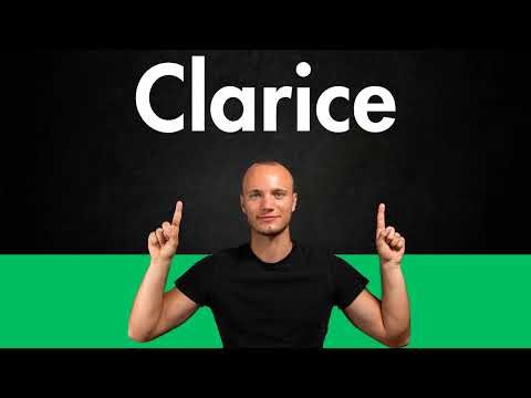 How to Pronounce CLARICE (Correctly)