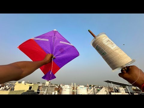 White Manjha Kite fighting & kite cutting tricks | kite