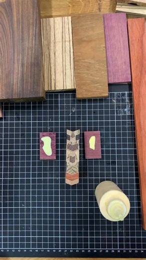 After multiple glue-ups to form this kaleidoscope pattern, I’m finally adding the last piece to my new design — the Kaleido Drop Earrings. This is one of my favourite stages, when the pattern comes to life for the very first time. ✨ #SjarelHandmadeJewellery | Sjarel Handmade Jewellery