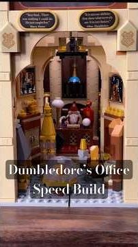 LEGO Harry Potter Dumbledore's Office Speed Build