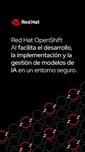 Red Hat OpenShift AI te permite gestionar modelos de IA en un entorno flexible, seguro y escalable. ¡Descubre la mejor tecnología open source! | Red Hat | Facebook