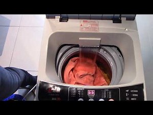 Chigo 3.8 KG mini washer - Programme 2 (easy cares) with warm water (750 RPM)