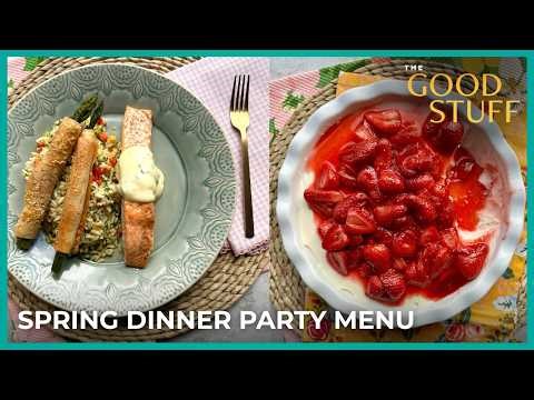 Spring Dinner Party Menu | The Good Stuff with Mary Berg