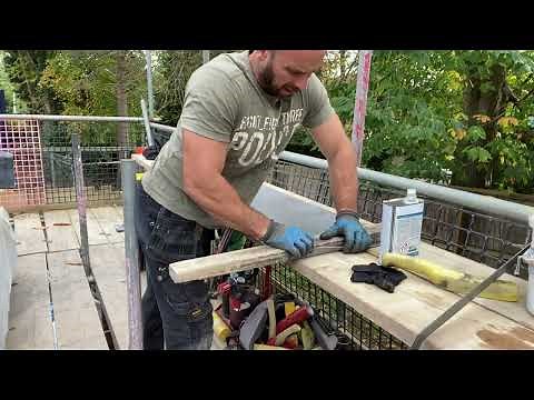Installing Lead Capping To A Parapet Wall